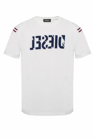 T-shirt with velvet logo, zdjęcie 1 T-shirt with velvet logo od Diesel